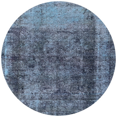 Tapis abstrait bleu / gris Retrospec