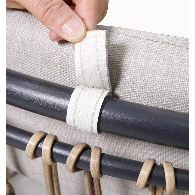Ensemble de 2 chaises d'extérieur en osier