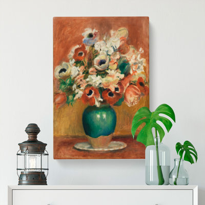Bouquet of Flowers Vol.3 by Pierre-Auguste Renoir - Wrapped Canvas