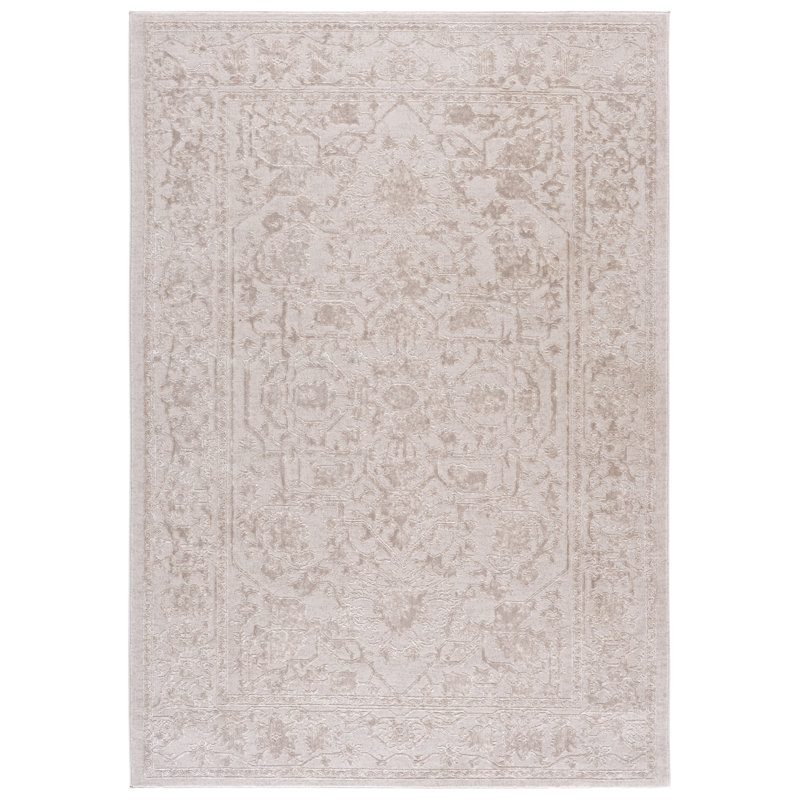 Reflection Performance Oriental Indoor Rug, 6'-7" x 6'-7" Round