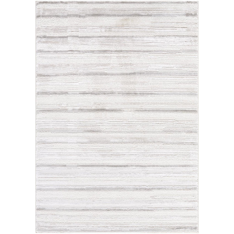 Striped Indoor Rug, Rectangle 6'7" x 9'