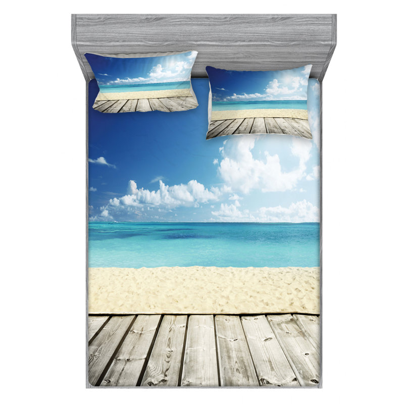 Microfiber Sheet Set, Full Sheet Set with Fitted Sheet