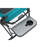 Blue Portable Folding Camping Chair - Heavy Duty With Side Table For Backpacking, Patio, Picnic Tailgating, Picnic, Outdoor-874220424