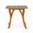 Stylish Outdoor Acacia Wood Square Dining Table With Teak Finish For Patio And Backyard