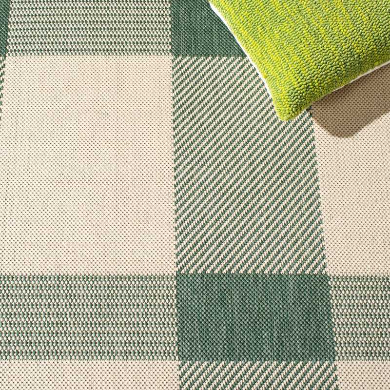 Andreya Performance Plaid Indoor/Outdoor Area Rug, Runner 2'3" x 12'