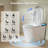 ADA Comfort Height Smart Toilet, Bidet Toilet with Auto Open/Flush, Auto Temp Adjust/Foam Shield, 1.06 GPF, Remote Control