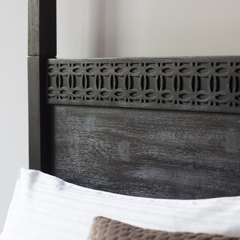 Behling Bed, Black Charcoal, Super King (6')