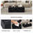 Modern MDF Coffee Table With Marble Pattern - 39.37X23.62X11.81 Inches - Stylish And Durable Design-396173052