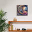  «Sleeping Moon» par Rey Klimt, art mural sur toile, 12 po x 12 po-863450065