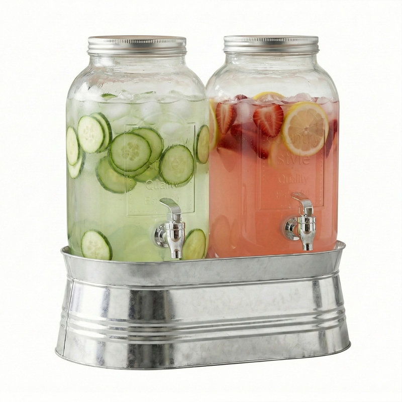 Ensemble de distributeur de boissons 2 pièces Greylock