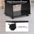 Atziri 38.2”H X 20.5”W 4-Tier Book Cart with Lockable Wheels-482036027