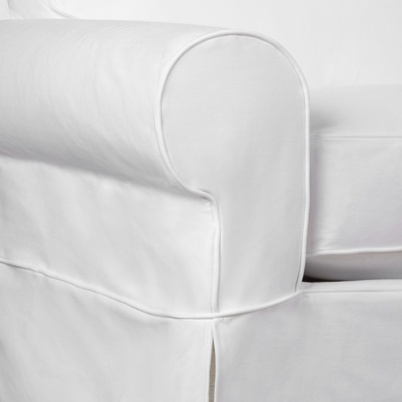 Canapé modulaire 3 pièces Porter, Blanc sergé décoloré classique