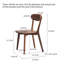 Chaise de salle à manger en bois chêne naturel de qualité FAS-1463807055-1420898657