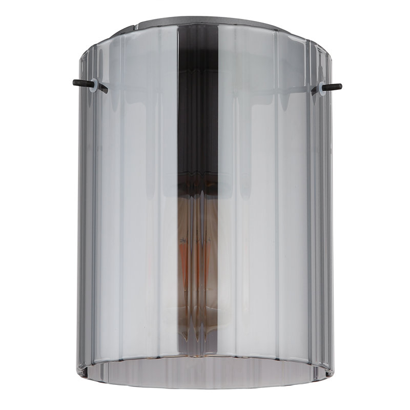 Cotie Flush Mounted Sconce, Black