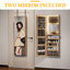 Over the Door Jewellery Armoire with Mirror-921342125
