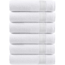 Logan White Hand Towel