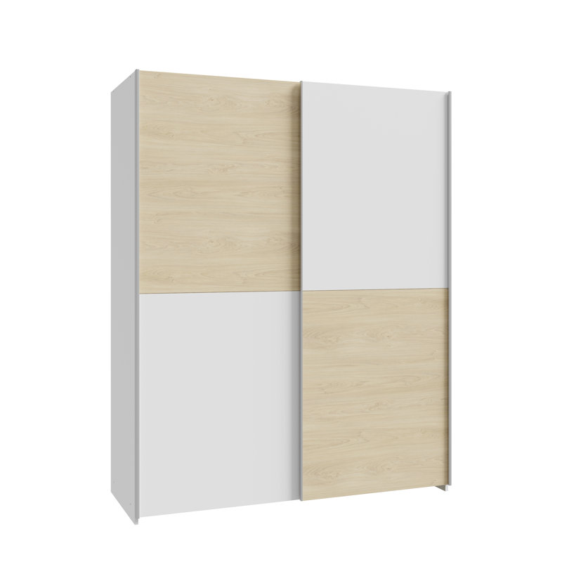 Myrtil 2 Door Wardrobe, 190cm H x 150cm W x 61cm D