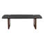 Trinh Solid Acacia Wood Coffee Table, Black