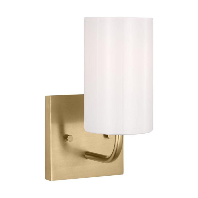 Éclairage pour meuble-lavabo Vincente, Bronze satiné, Non