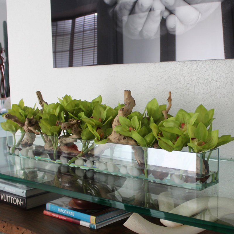 Arrangement floral en verre pour orchidées Casa Moderna