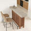 Table de bar Modern Home avec tablettes à 2 niveaux et repose-pieds-930410569