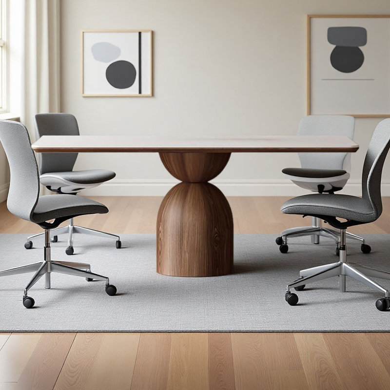 Table de conférence Modern, H 29,53 po x L 63 po x l 31,5 po