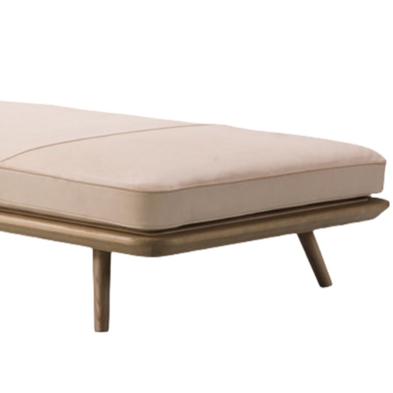 Coussin de canapé en bois massif, H 17,72 po x l 47,24 po x P 21,65 po