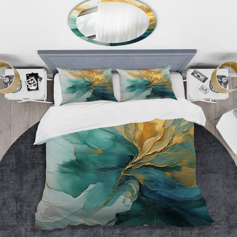 Ensemble de literie 4 pièces Modern Modern, Queen Comforter + 3 Additional Pieces