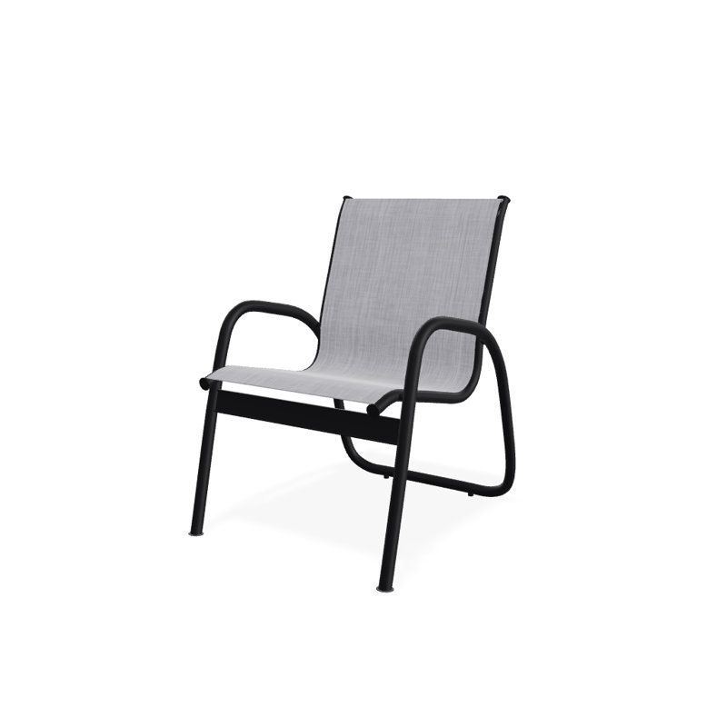 Fauteuil de patio Gardenella, Noir texturé, Bijou