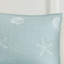 Ensemble de courtepointe brodée en coton percale avec coussin décoratif