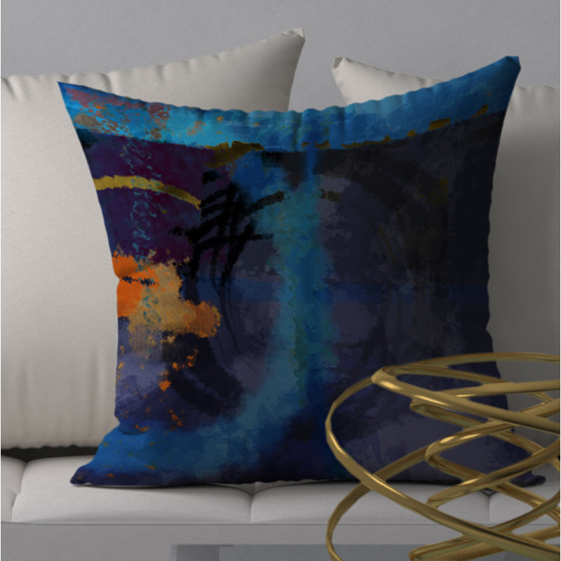  Housse et insert de coussin carré en plomb, 24" X 24"