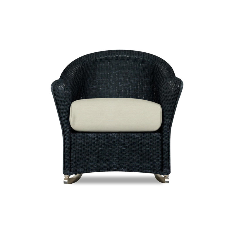 Reflections Outdoor Rocker Chair, Demo Stone, Ebony