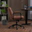 Chaise de bureau avec roulettes et accoudoirs-413373523