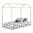 Sweedi Solid Wood Twin House Bed-49264703