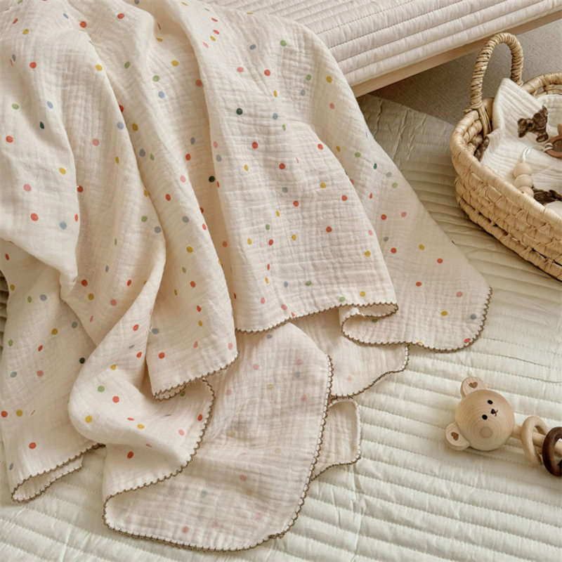 Couverture mignonne pour bébé en coton