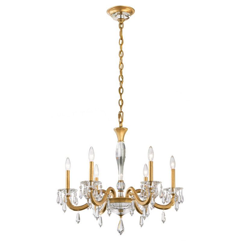 Napoli 6 - Light Chandelier, Heirloom Bronze
