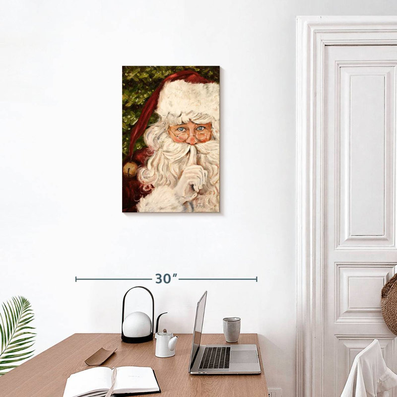 Père Noël secret, H 24 po x l 16 po