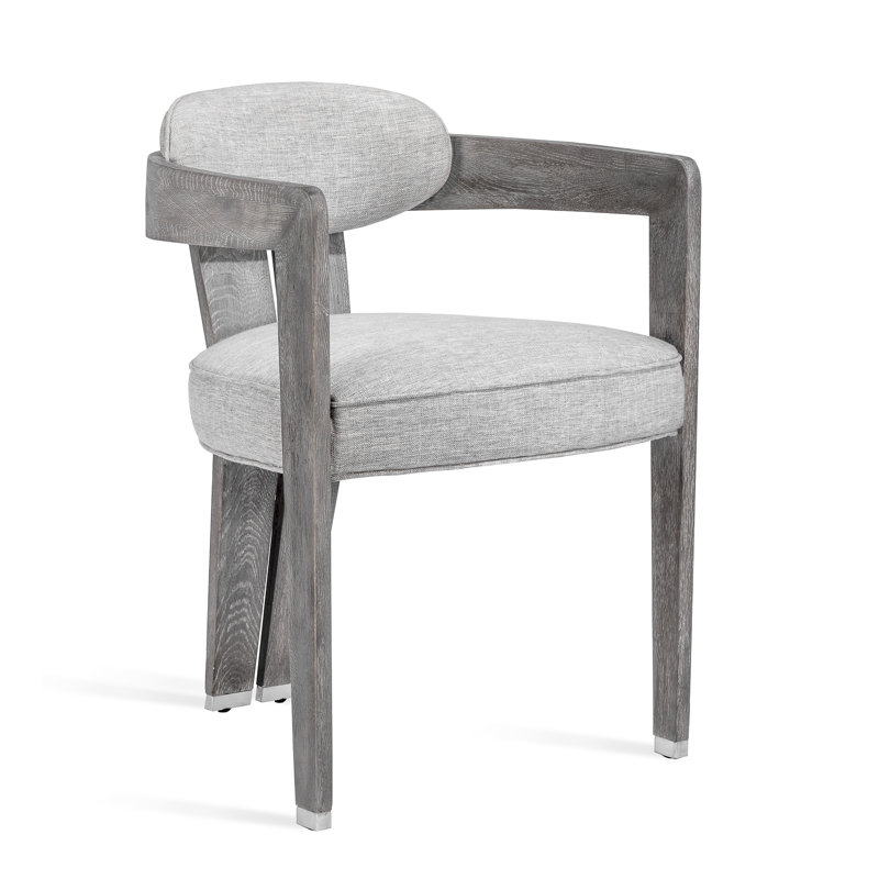 Fauteuil Maryl, Gris chiné, Gris délavé