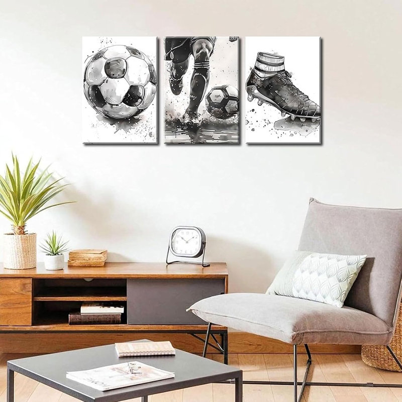 3 Piece Wrapped Canvas Print, 40cm H x 30cm W