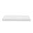 60" Wide Solid Surface Minimalist Vanity Countertop in White – Modern Bathroom Vanity Top for Vessel Sinks