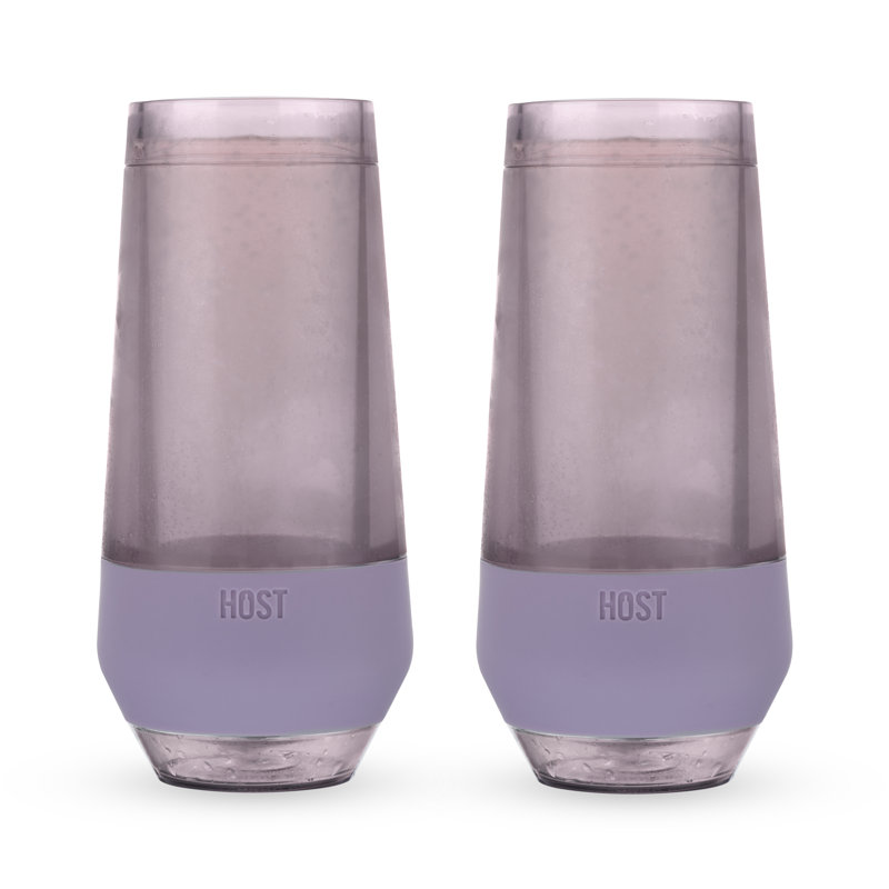 Champagne FREEZE Cooling Cups, Purple