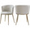Chaise en velours Skylar