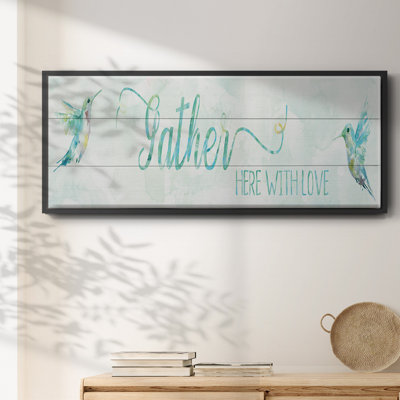 «Gather Here», toile encadrée