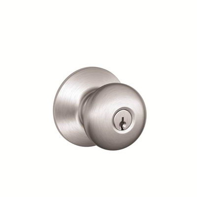 Plymouth Knob Single Cylinder Keyed Entry Storeroom Lock