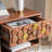 Elegant Kershaw Walnut 19.1'' W Nightstand – Stylish Contemporary Design with Carved Drawer & Brass-1116544874