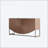 3D Wave Texture Sideboard with Marble-Like Sticker Countertop
