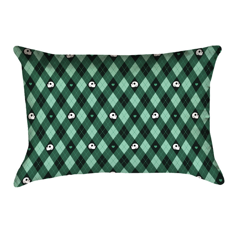 Coussin lombaire intérieur / extérieur Katelyn Elizabeth, Vert