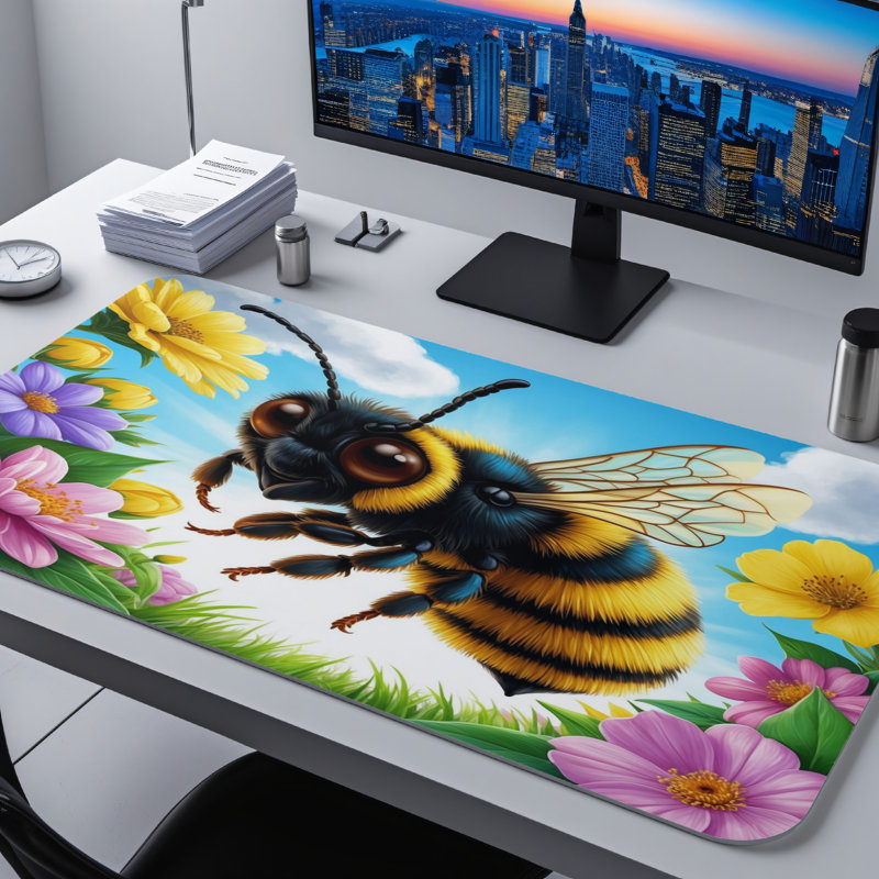 Polyester Desk Pad, 31.5x15.5