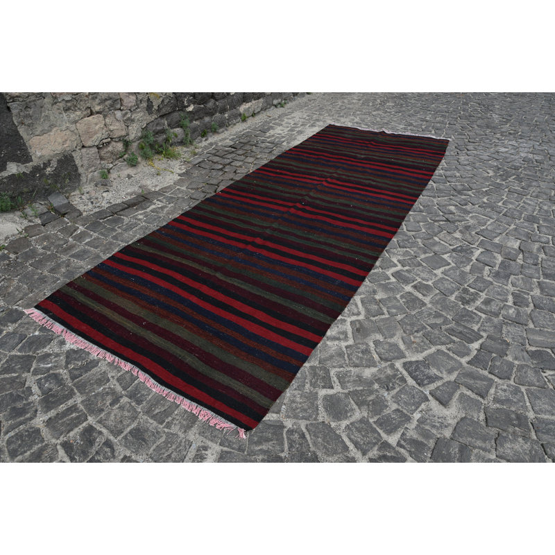 Kilim, tapis noir Anatolian, tapis Boho, tapis rétro, tapis de couloir, tapis turcs, tapis en laine