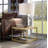 Stevenson Stainless Steel Top End Table